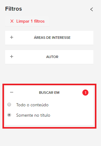 Filtros De Pesquisa Forum Conhecimento Juridico